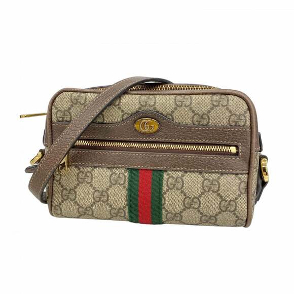 Gucci Handbags - GUCCI Brown Shoulder Bag